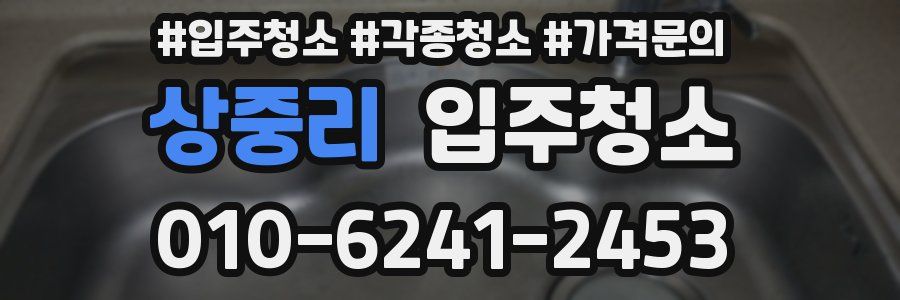 상중리 이사청소