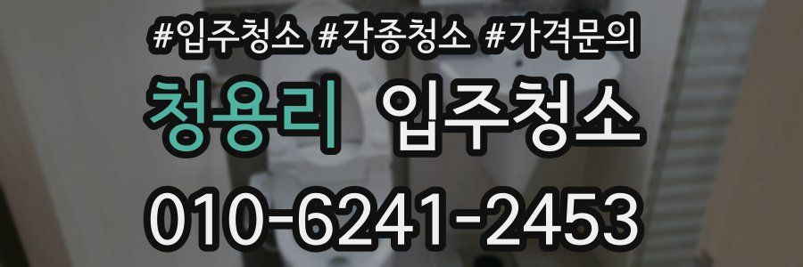 청용리 이사청소