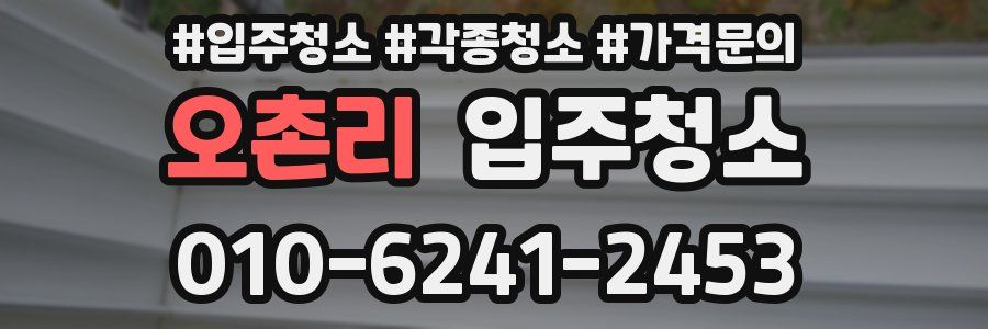 오촌리 이사청소