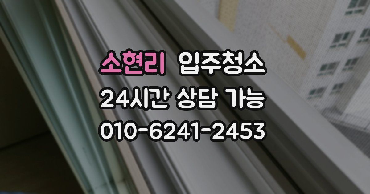 소현리 입주청소