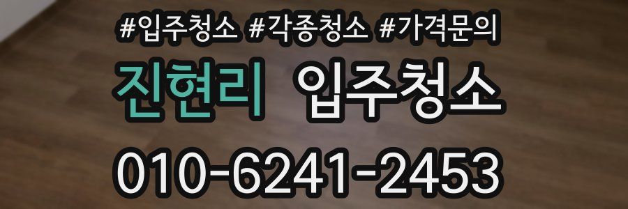 진현리 이사청소