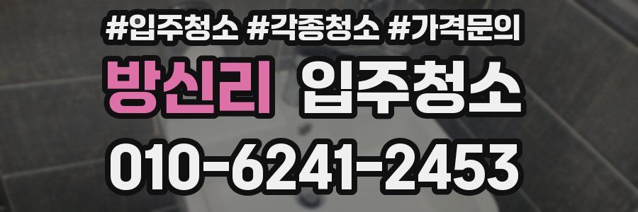 방신리 이사청소