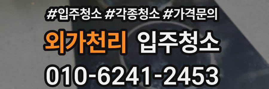 외가천리 이사청소