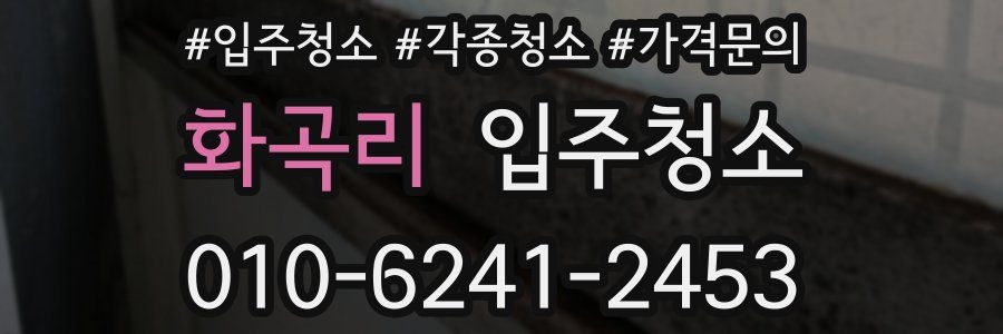 화곡리 이사청소