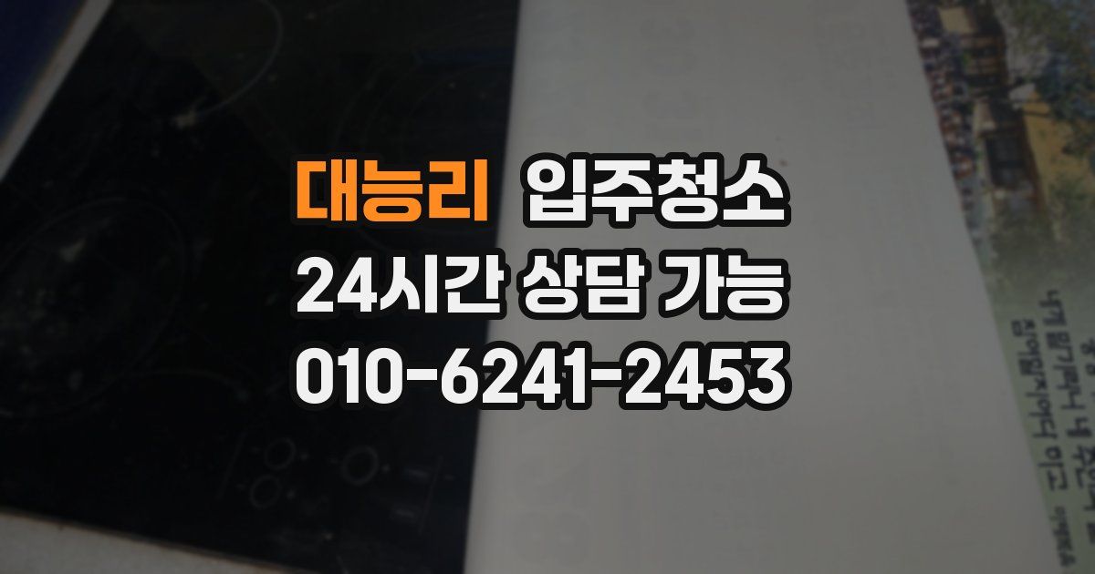 대능리 입주청소