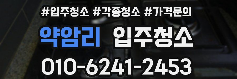 약암리 이사청소