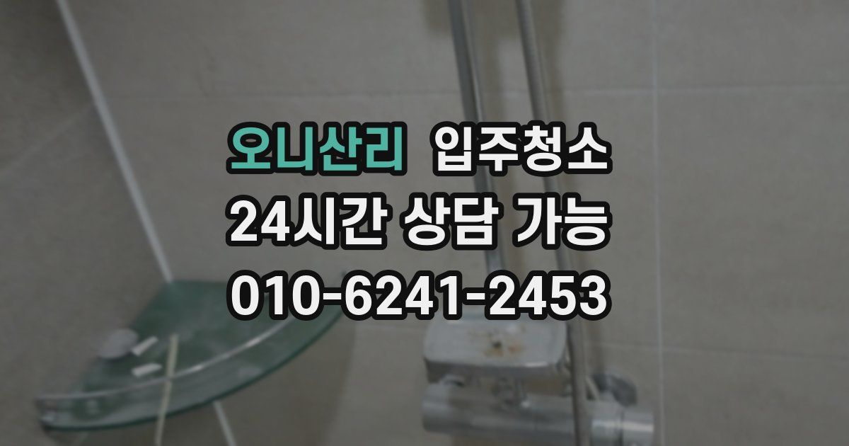 오니산리 입주청소