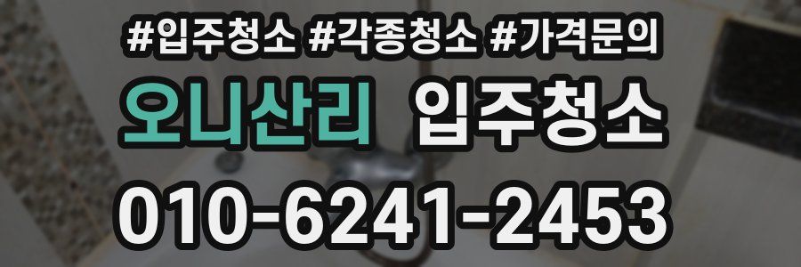 오니산리 이사청소