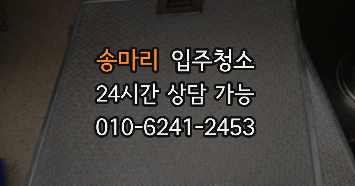 송마리 입주청소