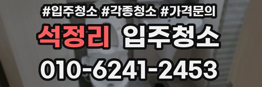 석정리 이사청소