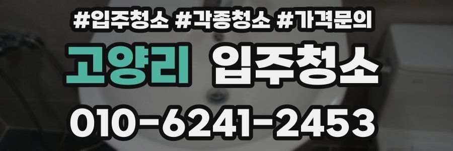 고양리 이사청소