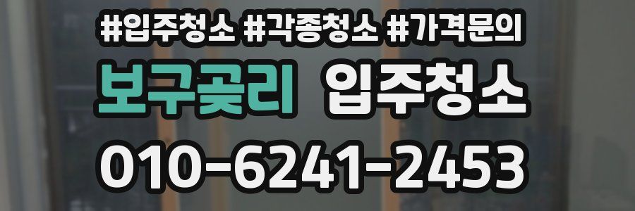 보구곶리 이사청소