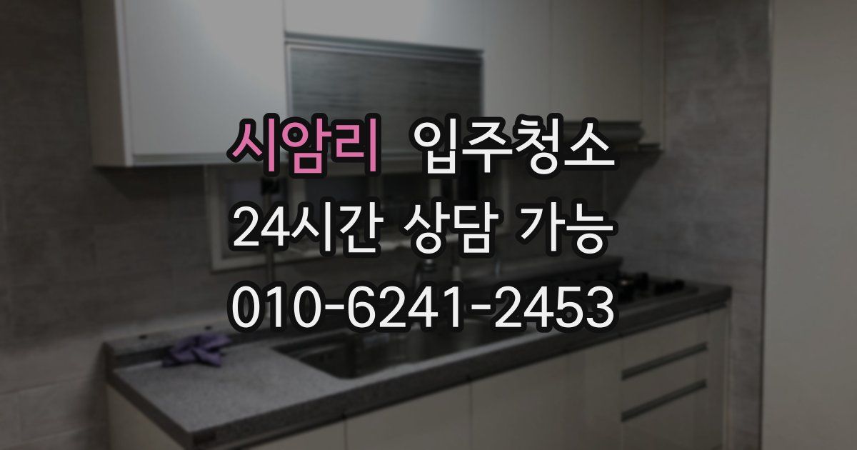 시암리 입주청소