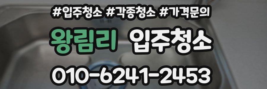 왕림리 이사청소