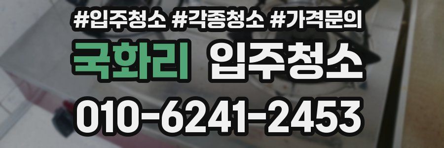 국화리 이사청소