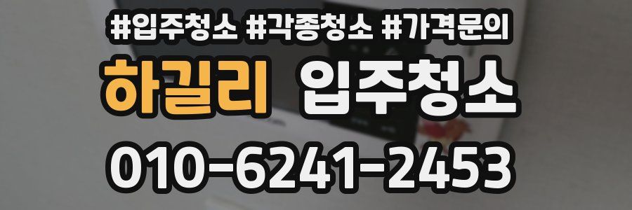 하길리 이사청소