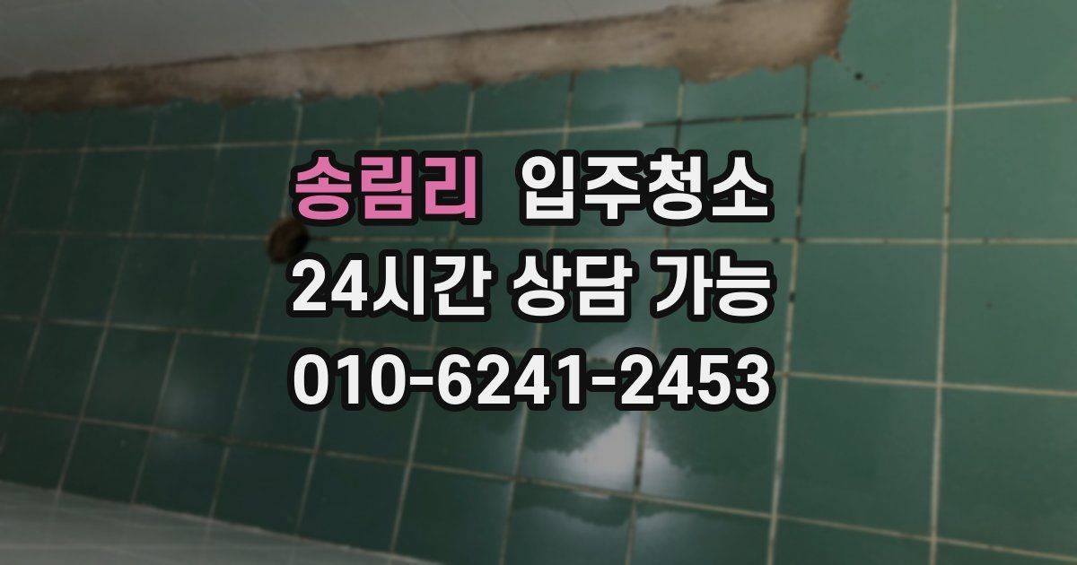 송림리 입주청소