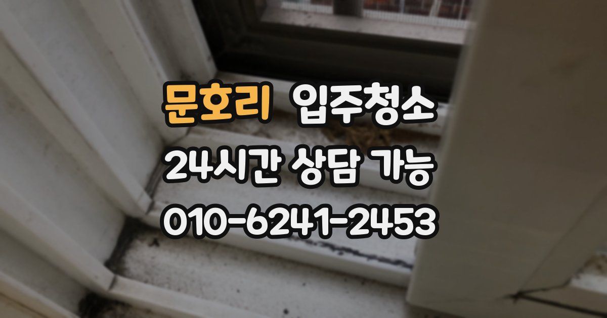문호리 입주청소