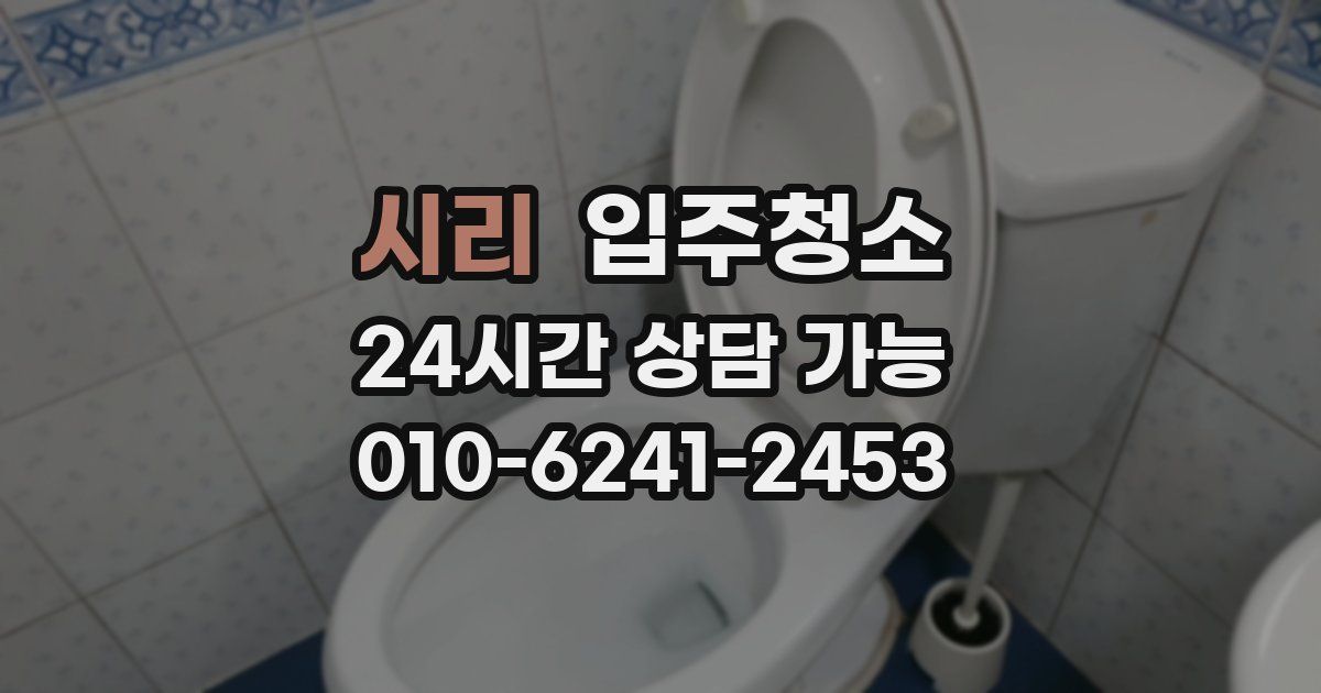 시리 입주청소
