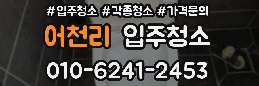 어천리 이사청소