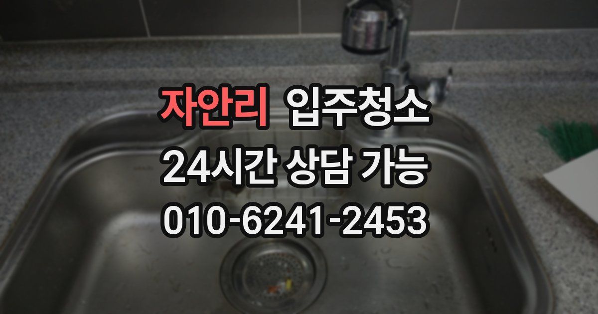 자안리 입주청소