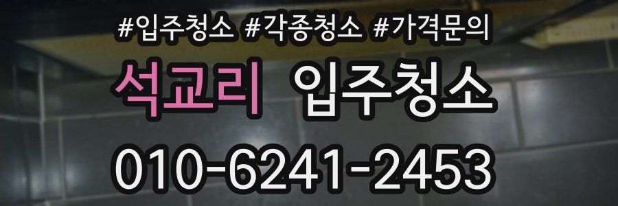 석교리 이사청소