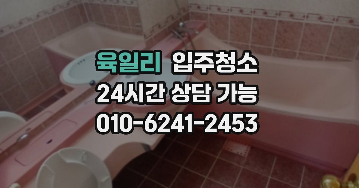 육일리 입주청소