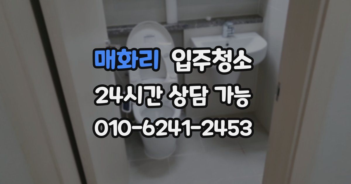 매화리 입주청소