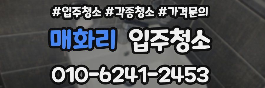 매화리 이사청소