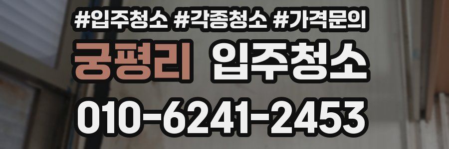 궁평리 이사청소