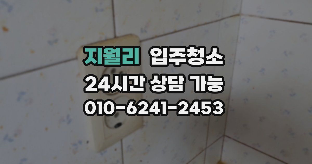 지월리 입주청소