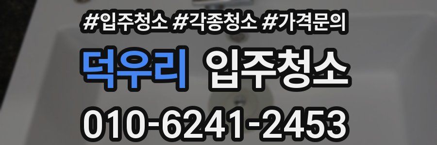 덕우리 이사청소