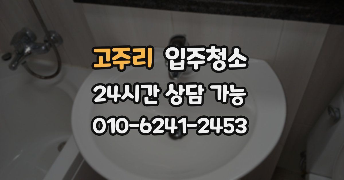 고주리 입주청소