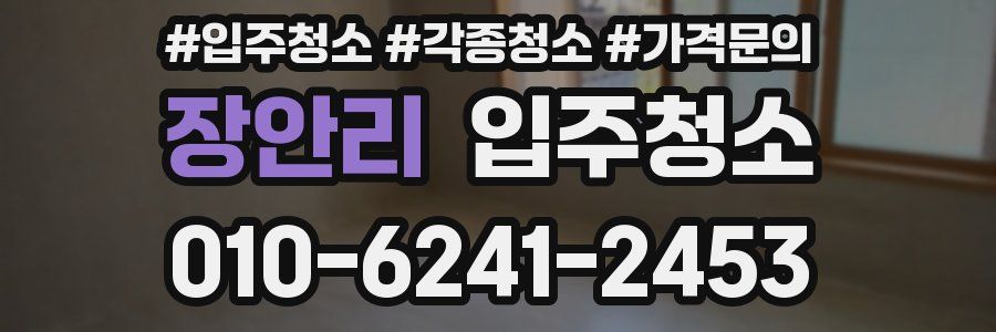 장안리 이사청소