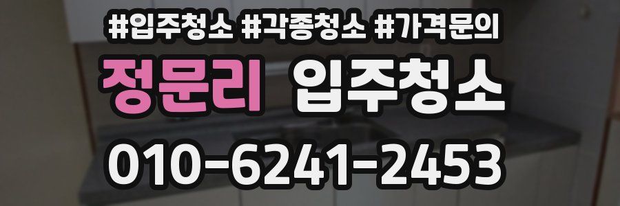 정문리 이사청소