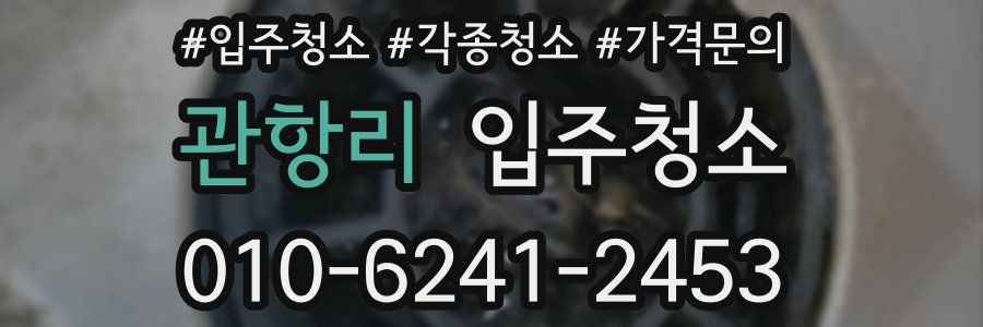 관항리 이사청소