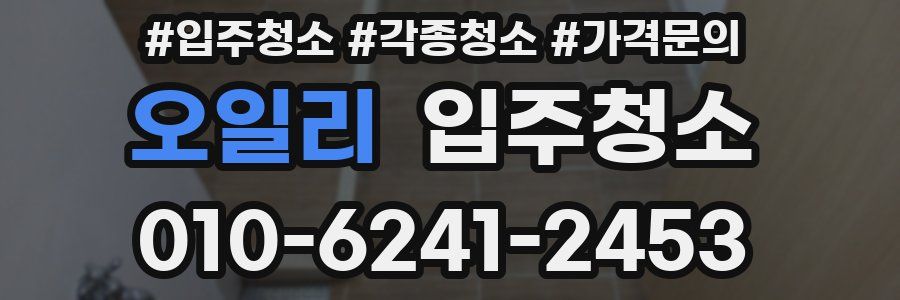 오일리 이사청소