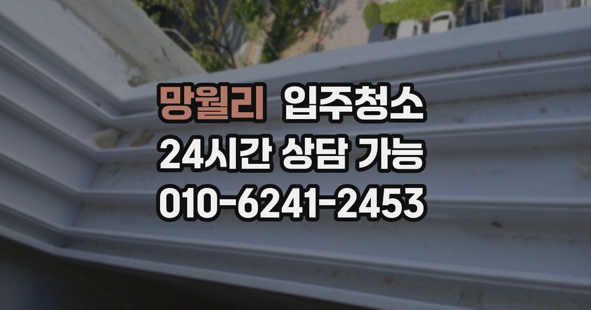 망월리 입주청소