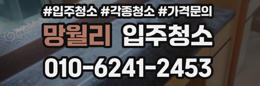 망월리 이사청소