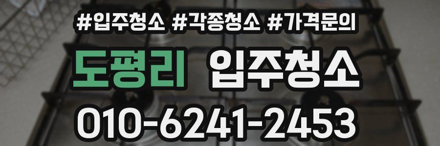 도평리 이사청소