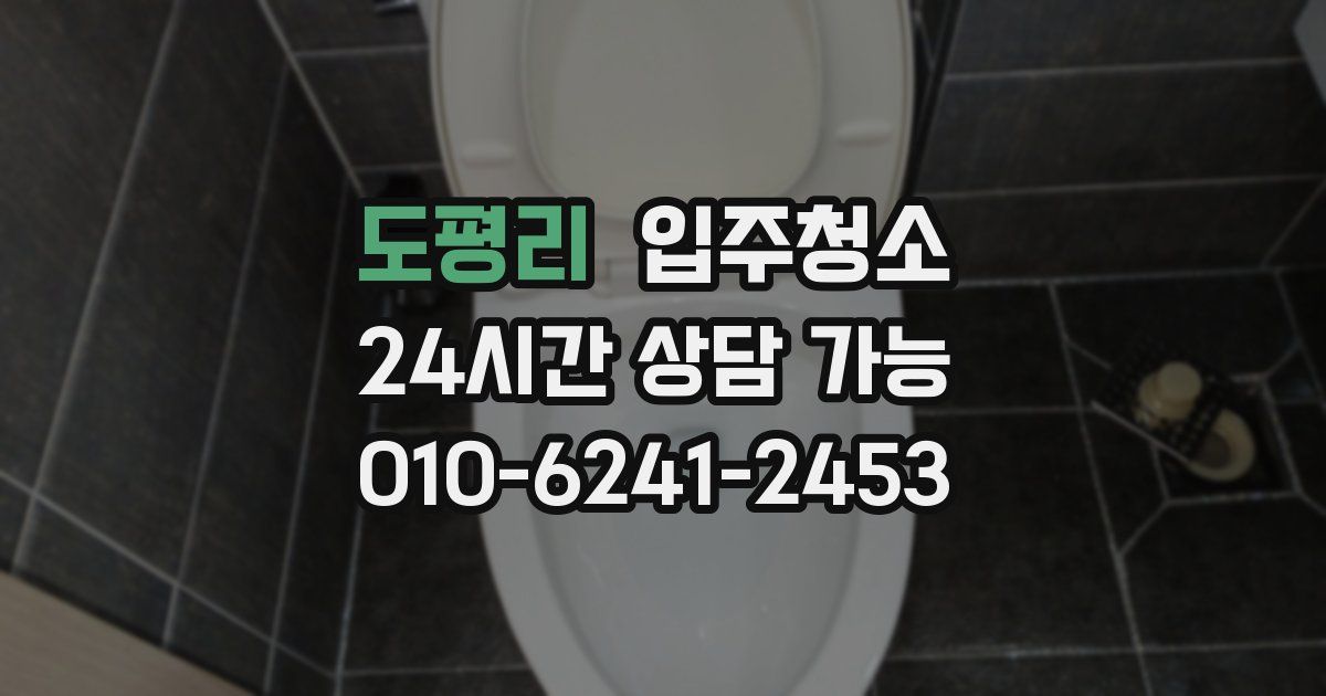 도평리 입주청소