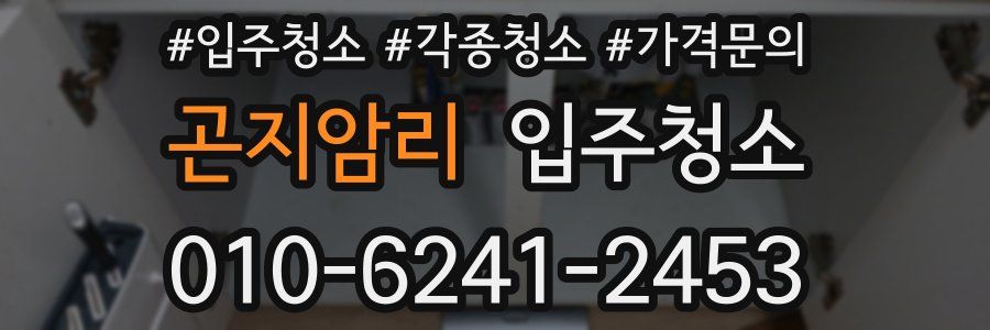 곤지암리 이사청소