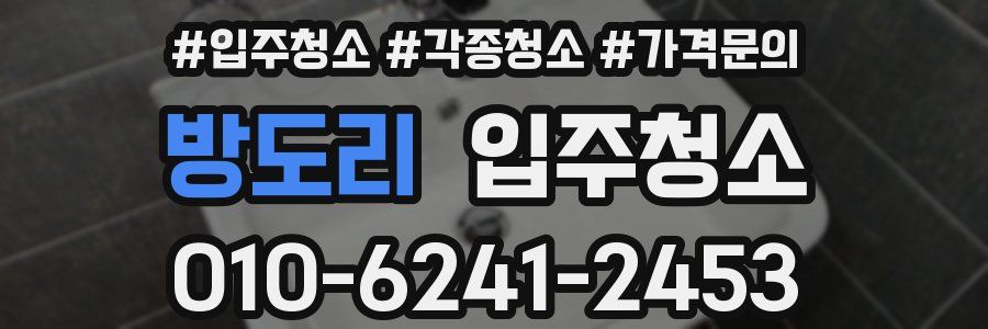 방도리 이사청소