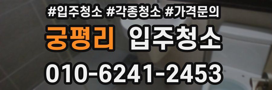 궁평리 이사청소