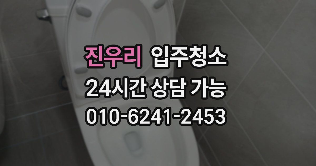 진우리 입주청소