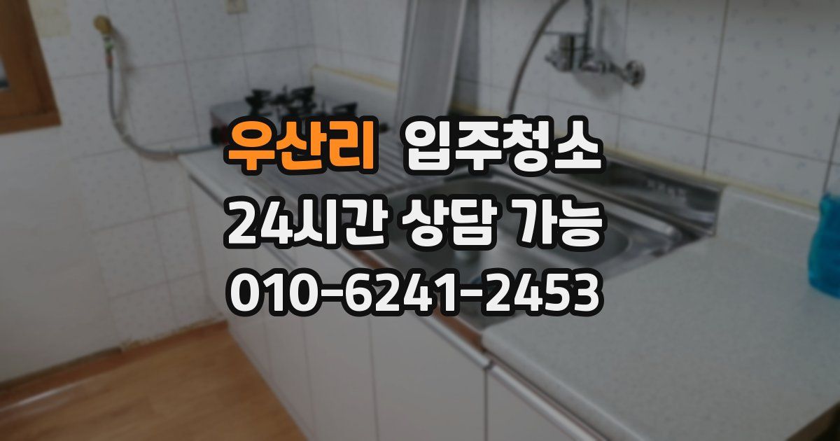 우산리 입주청소