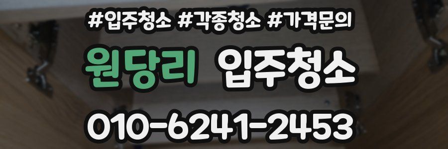 원당리 이사청소