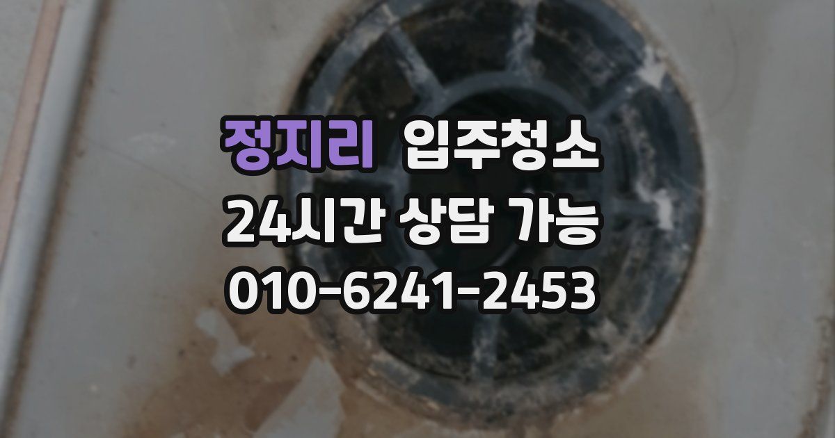 정지리 입주청소