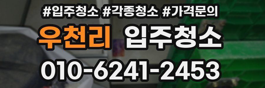 우천리 이사청소