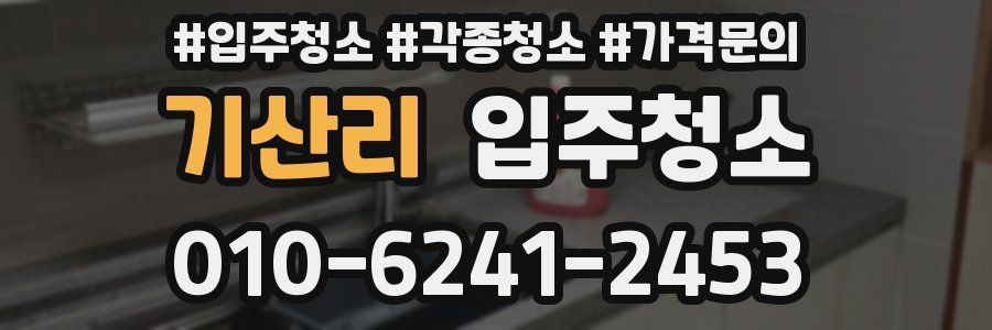 기산리 이사청소